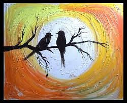 Birds painting