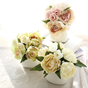 artificial flowers for decoration wedding bouquet silk arrangements in vases wedding decoration flower hanging flores