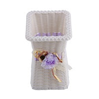 Portable Eco-Friendly Durable and Flexible Reusable Plastic Hard bottom layer Flower Vase Home Decoration Delicate Designed Vase